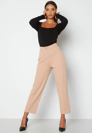 Square Neck Long Sleeve Top