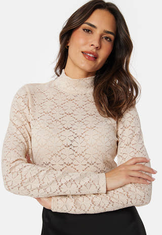 Turtleneck  Lace Top