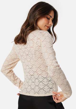 Turtleneck  Lace Top
