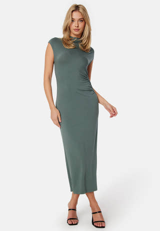 Drapy Cap Sleeve Dress