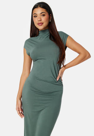 Drapy Cap Sleeve Dress