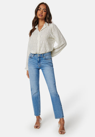 Long Sleeve Button Blouse