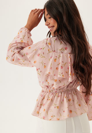 Flounce Bluse