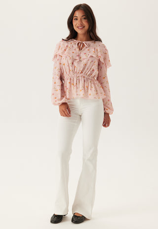Flounce Bluse