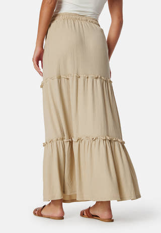 Flounce Maxi Skirt