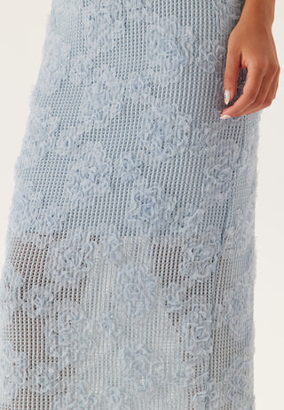 Flower Mesh Skirt