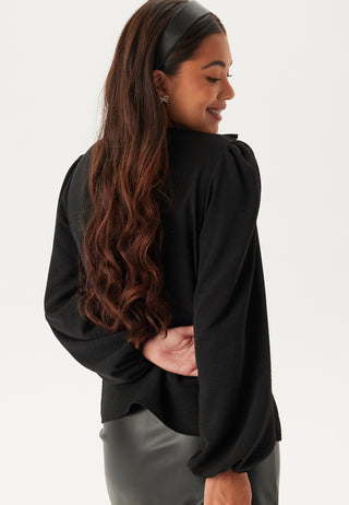 Frill Detail Puff Sleeve Blouse