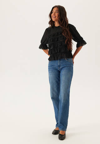 Frill Short Sleeve Blouse