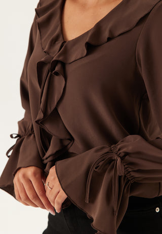 Frill Tie Blouse