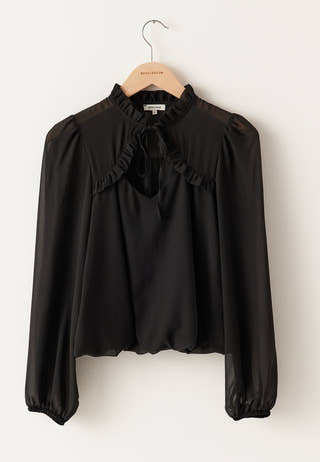 Frill Tie Blouse