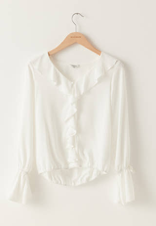 Frill Tie Blouse