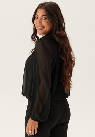 Frill Tie Bluse