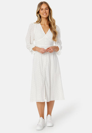Broderie Anglaise Midi Dress