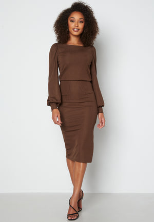 Gry Balloon Sleeve Dress