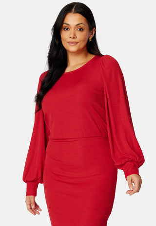Gry Balloon Sleeve Dress