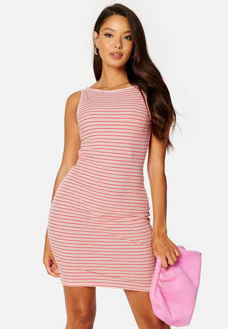 Hallie striped rib dress