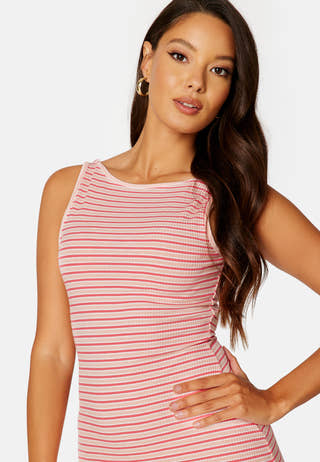 Hallie striped rib dress