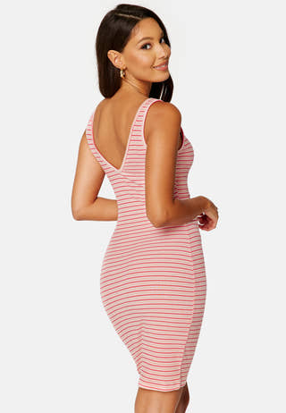 Hallie striped rib dress