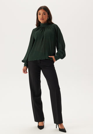 High Collar Structured Blouse