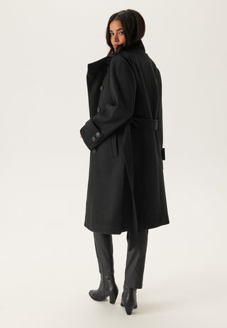 High Neck Midi Coat