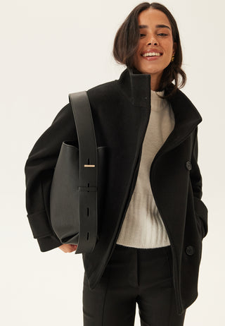 High Neck Short Coat