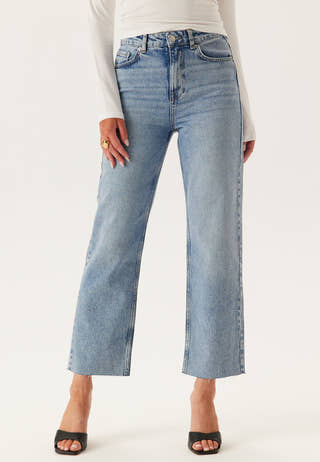 High Straight Ankle Jeans