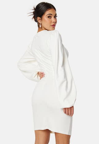 Balloon Sleeve Short Dress