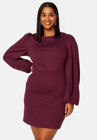 Balloon Sleeve Short Dress