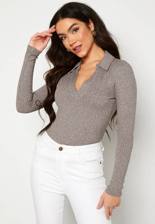 Idris collar top