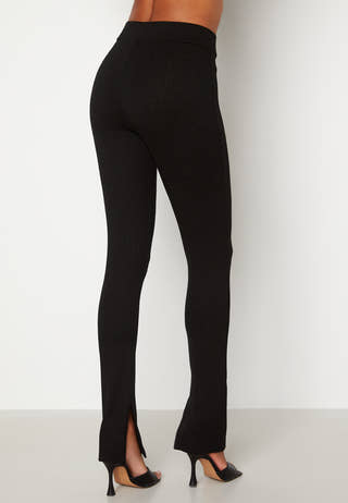 Ilse fine knitted slit pants