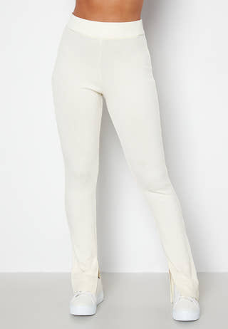 Ilse fine knitted slit pants