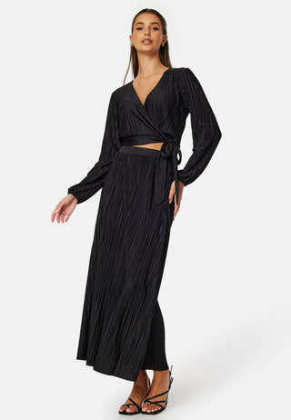 Pleated Maxi Skirt