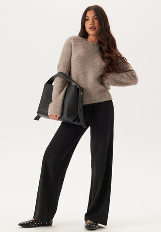 Knitted Bouclé Sweater