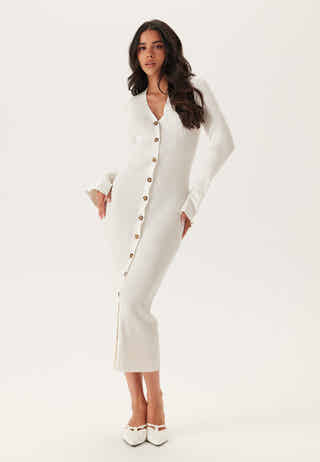 Knitted Cardigan Dress