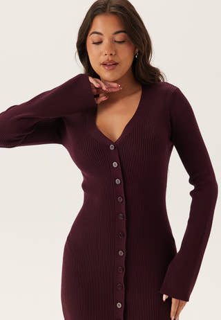 Knitted Cardigan Dress