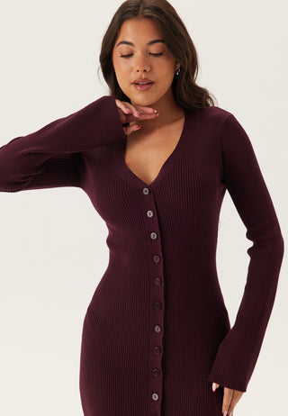 Knitted Cardigan Dress