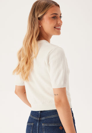 Strikket kortermet cardigan