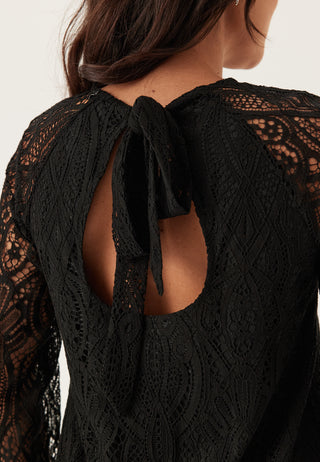 Lace Bow Kjole