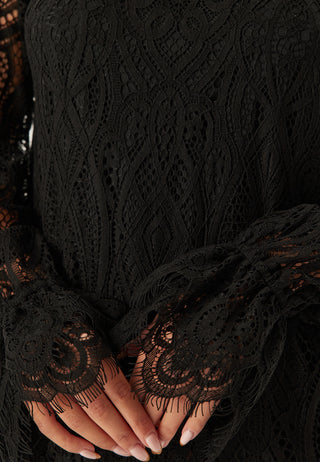 Lace Bow Kjole
