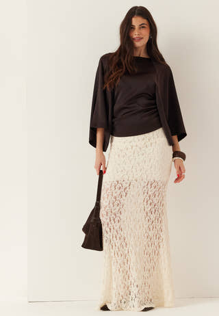 Lace Maxi Skirt