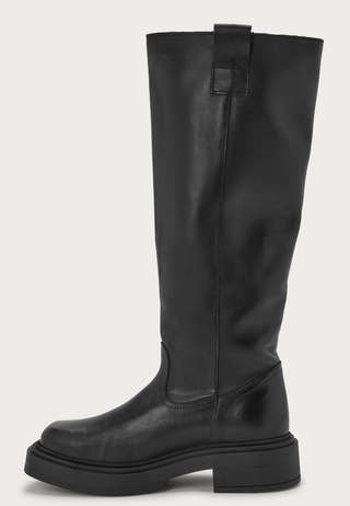 Leather Knee High Boots