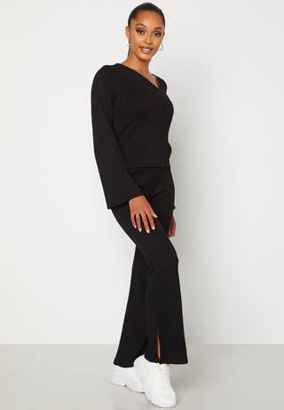 Lesley rib trousers