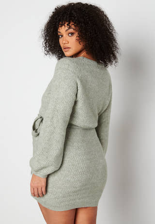 Lindy knitted dress