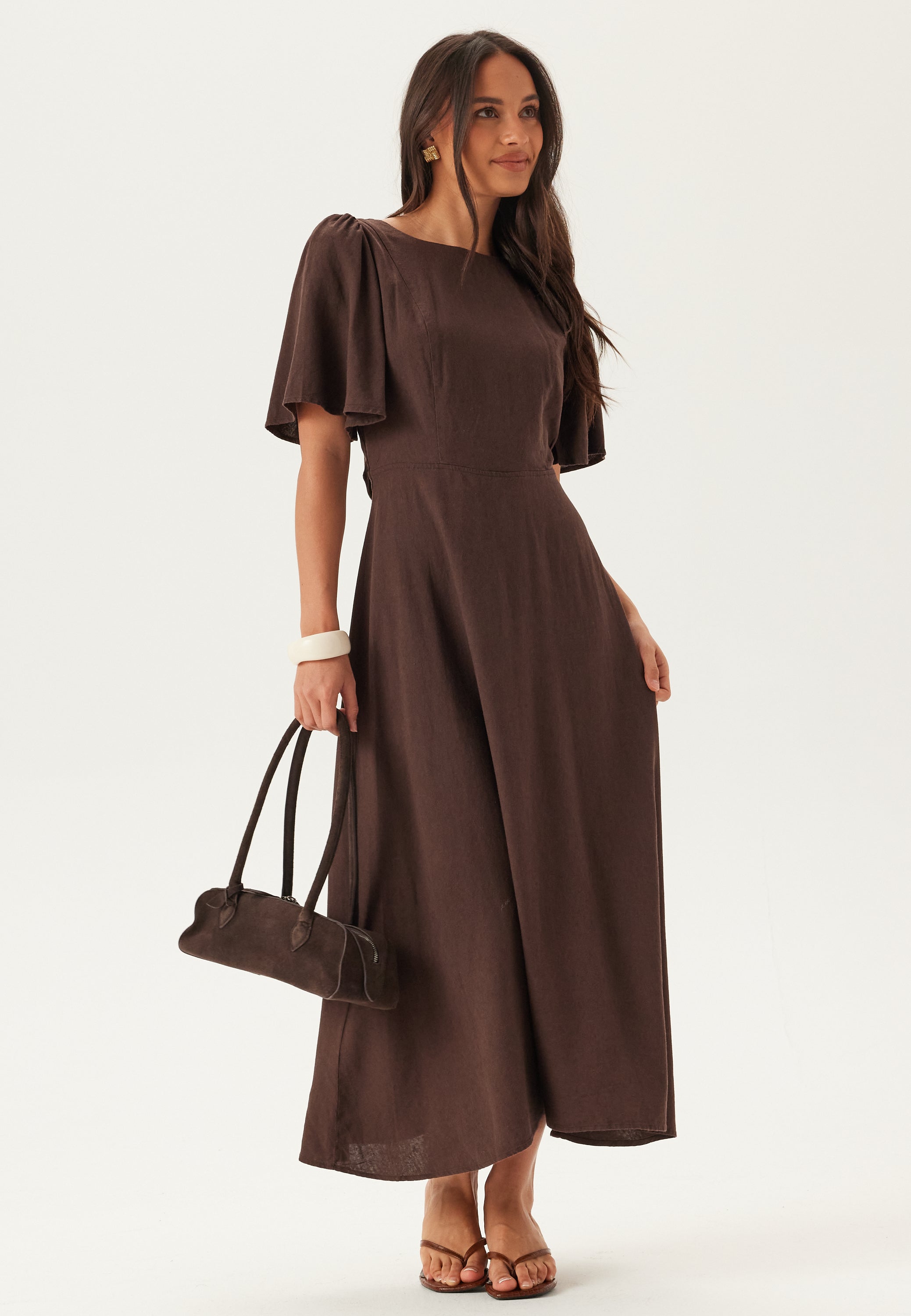Linen Midi Dress