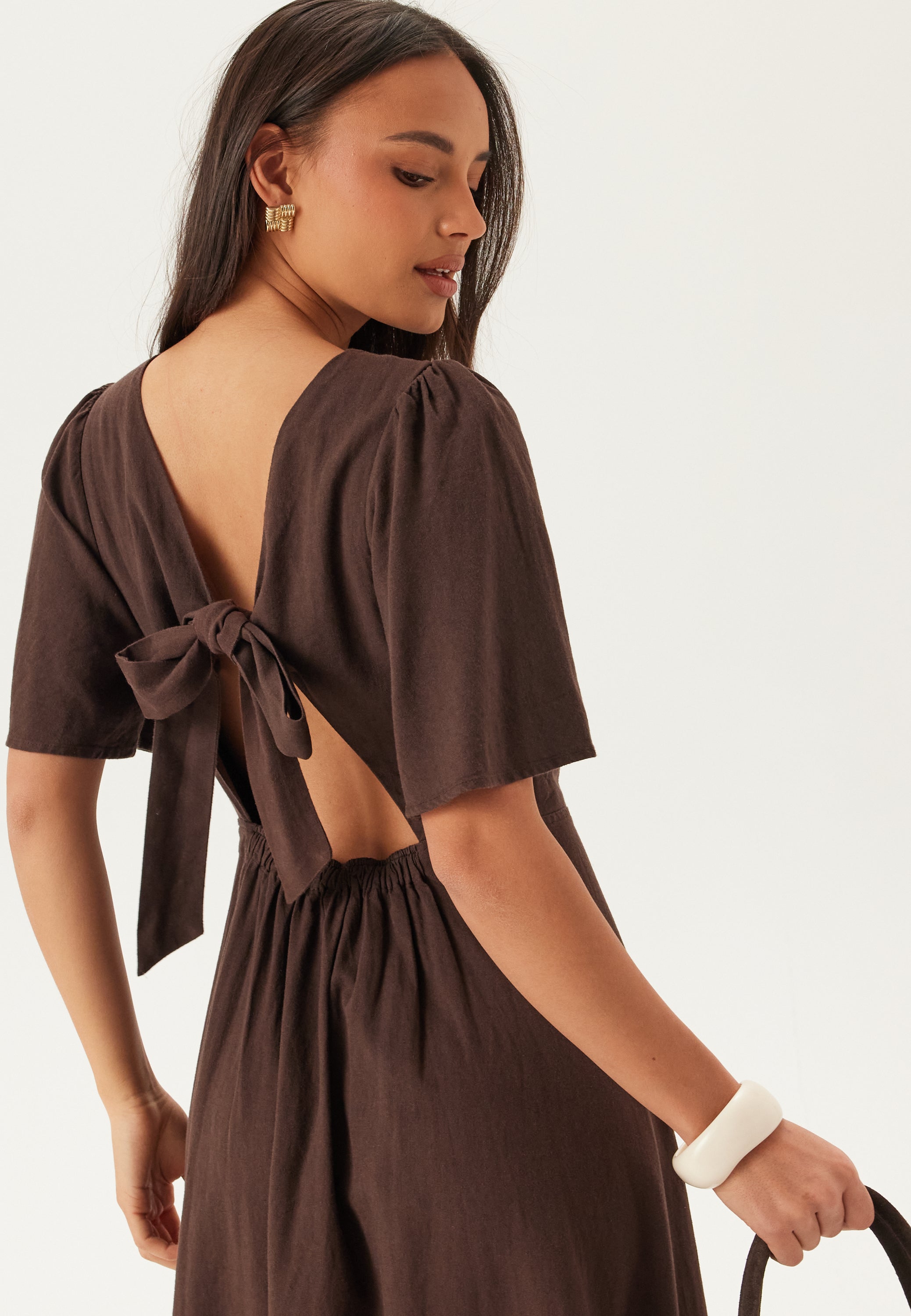 Linen Midi Dress