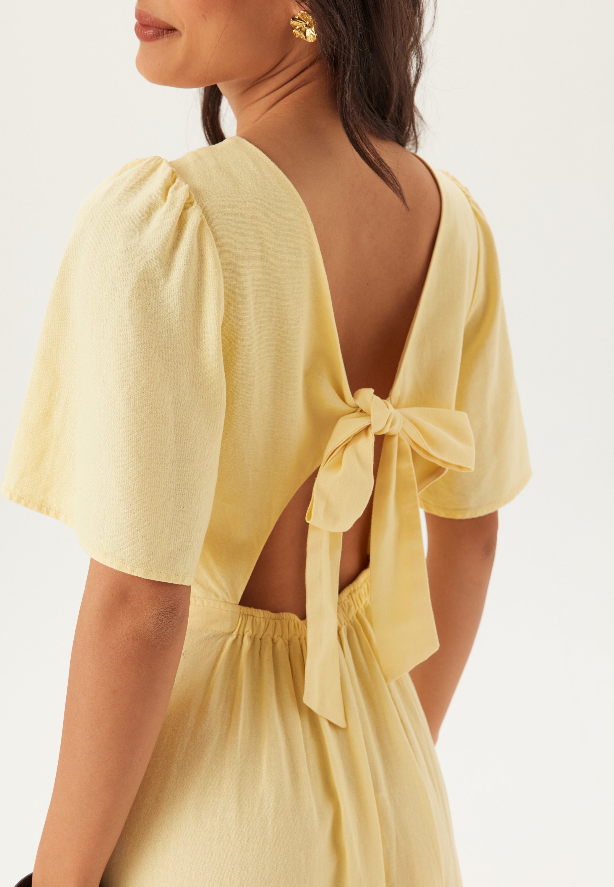 Linen Midi Dress