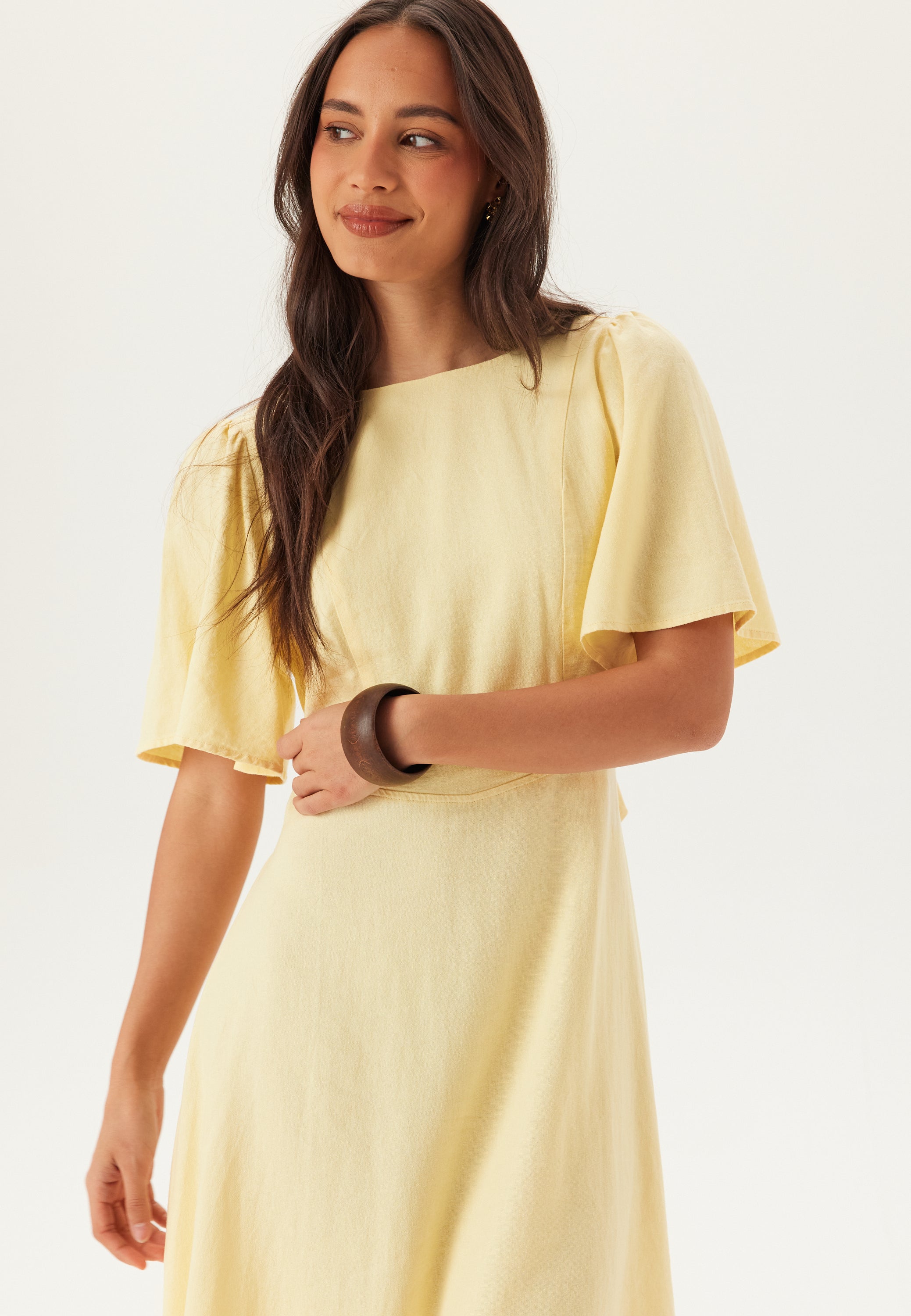 Linen Midi Dress
