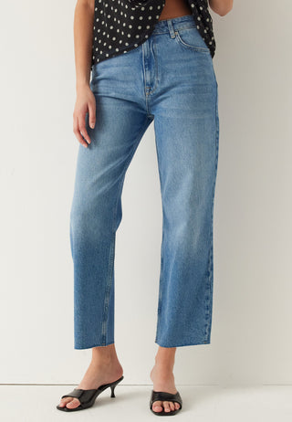 Linn High Straight Ankle Jeans