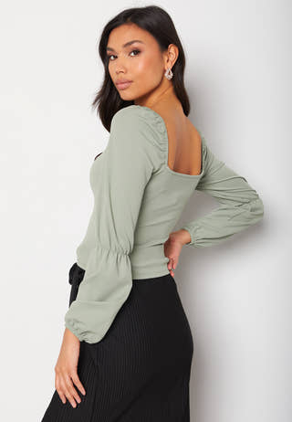 Liva square neck top