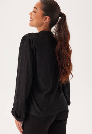 Long Sleeve Button Blouse